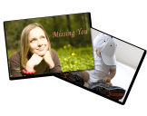 A postcard containing images meant for an inmate.